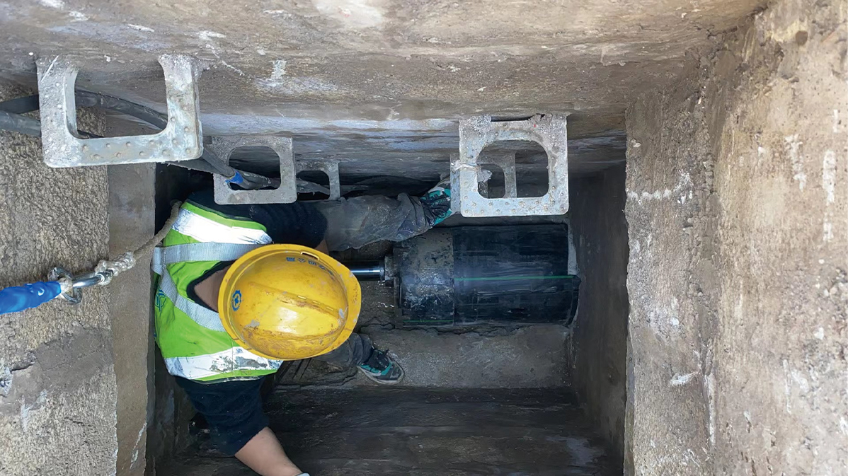 港口HDPE短管内衬法